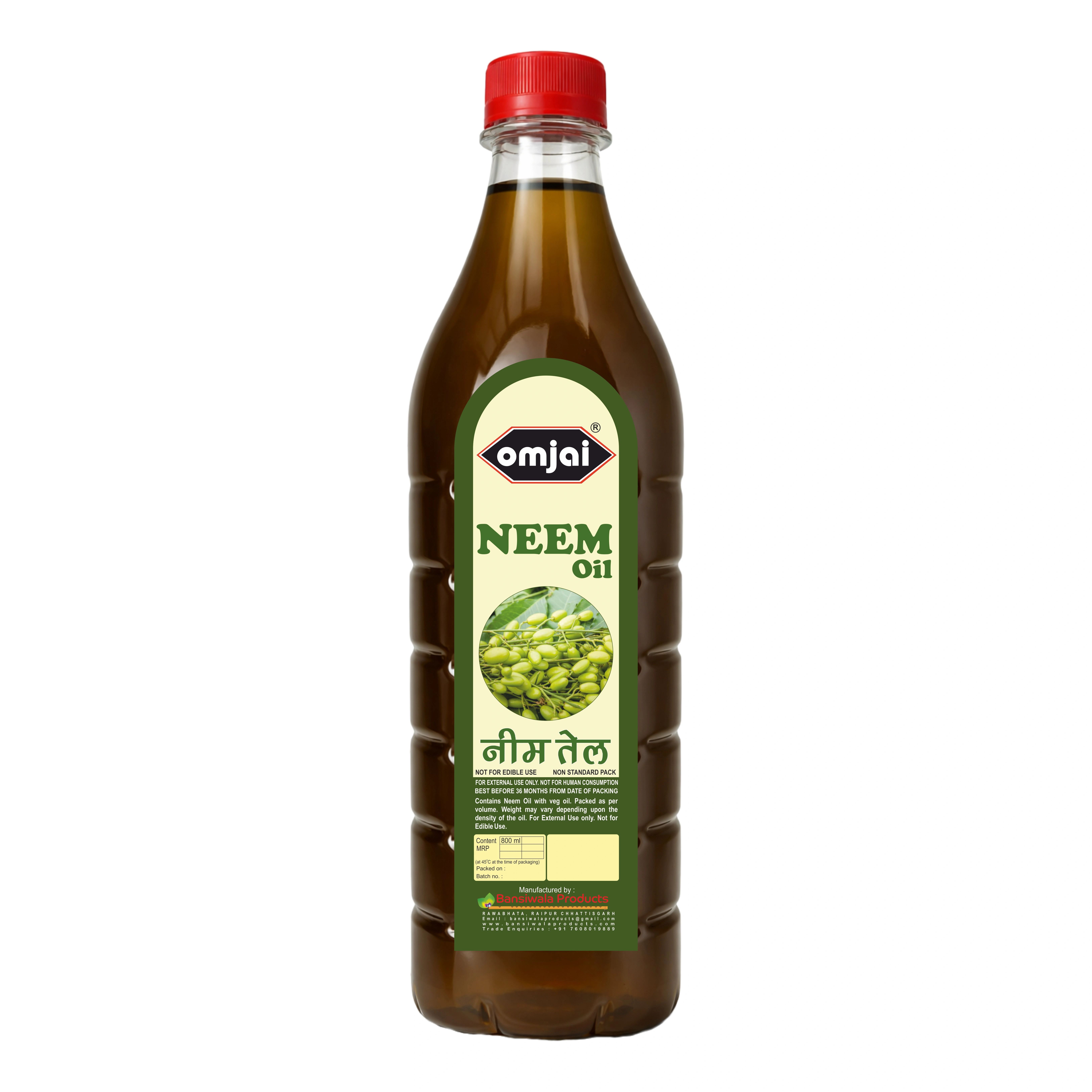 Neem Oil for Pooja | Omjai Neem Oil | Smokeless Lamp Oil
