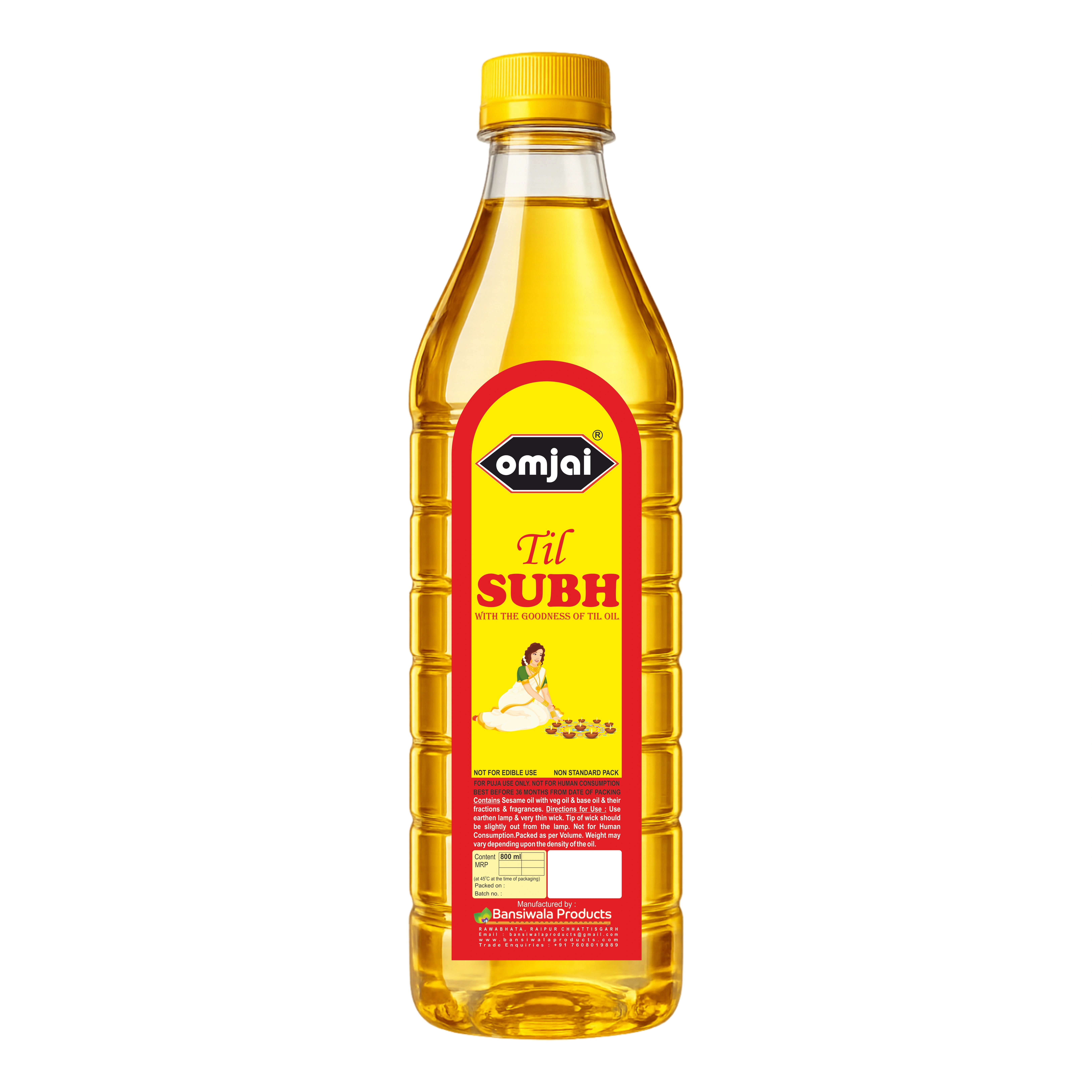 Til Oil, Sesame Oil for Pooja, Tilli ka Tel, Til Oil Online, Lamp Oil